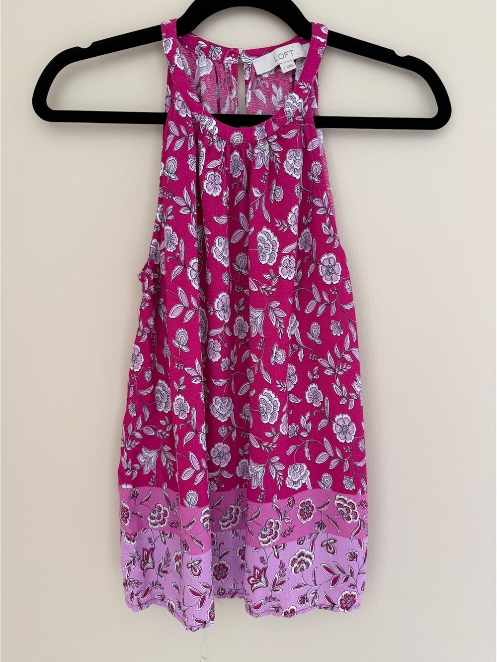 S Loft flowy floral tank
